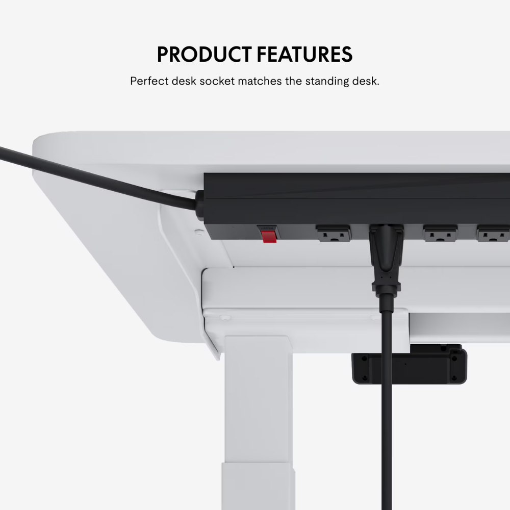 Argussync Stealth Under-Desk Power Strip Hub