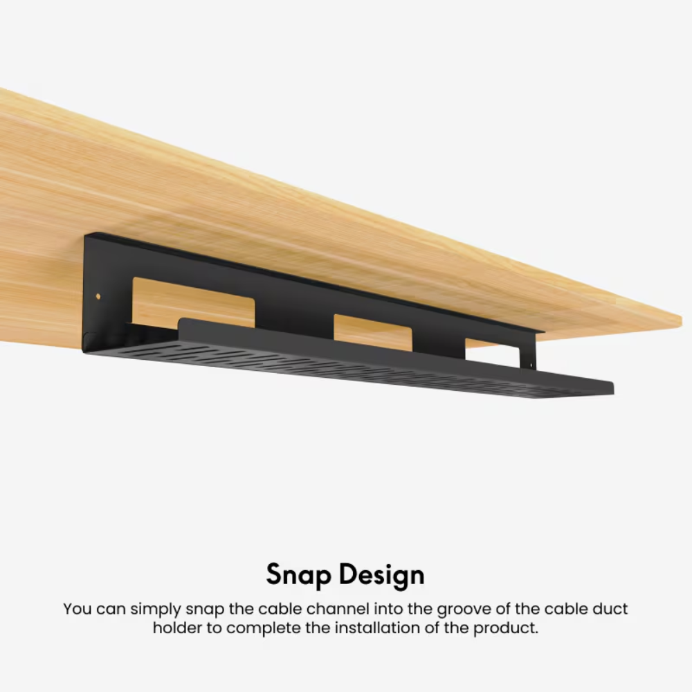 Argussync Modular Under-Desk Cable Management Tray
