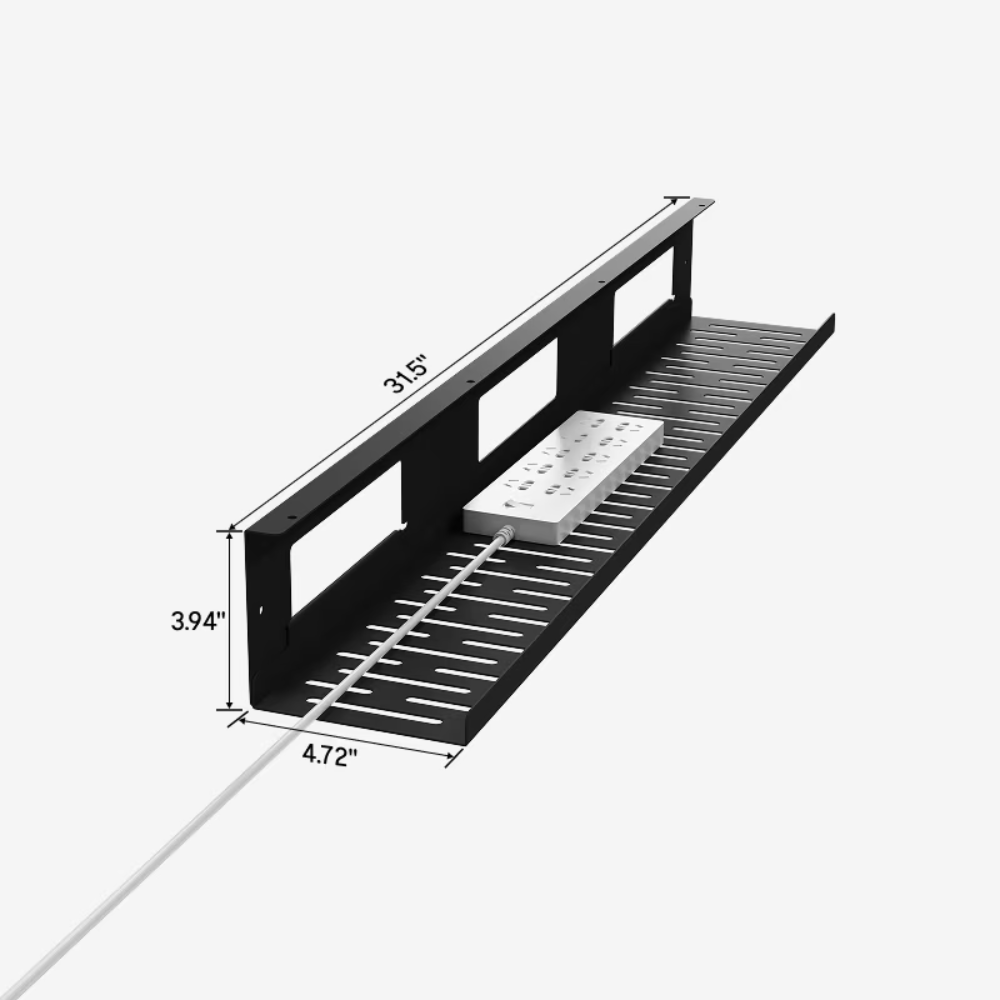 Argussync Modular Under-Desk Cable Management Tray