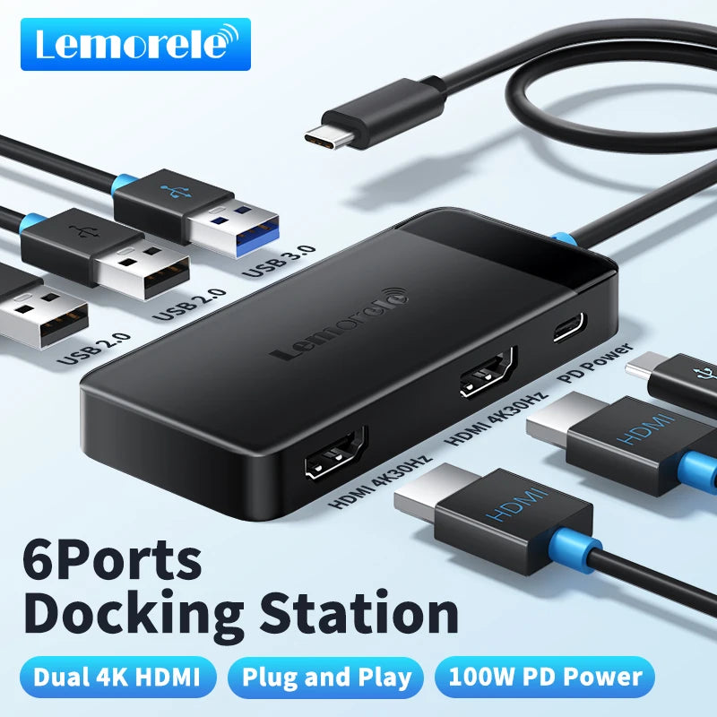 ArgusSync HyperHub 6-in-1 USB-C Hub - 1