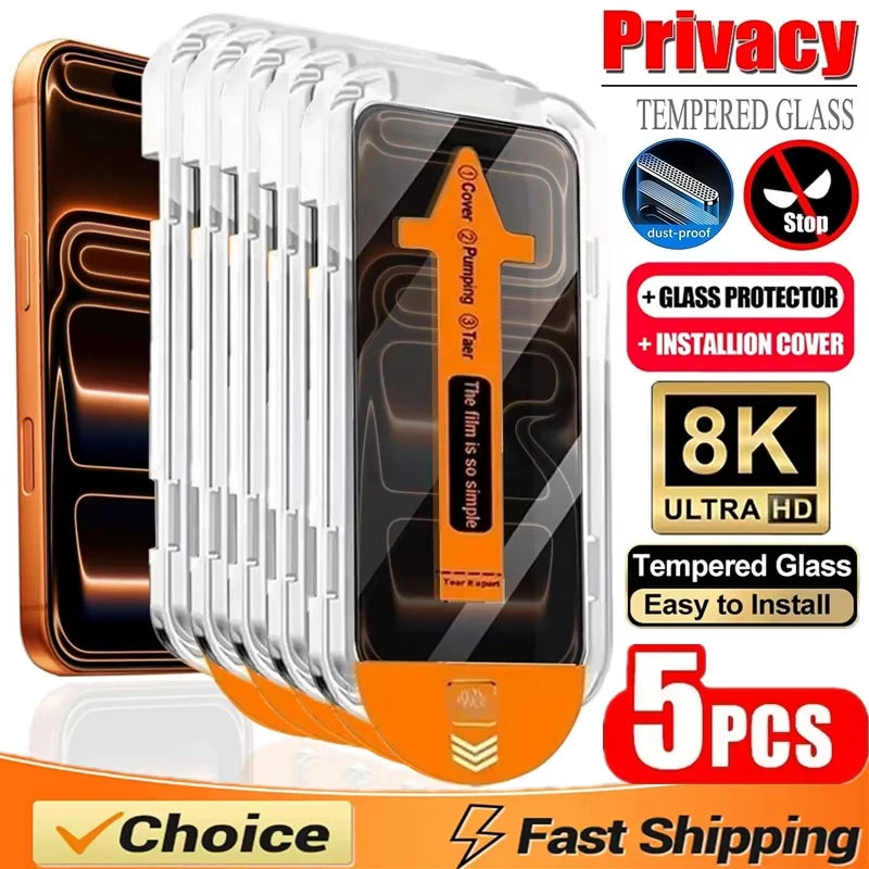 ArgusSync ArmorGlass Privacy Tempered Glass Protector - 1