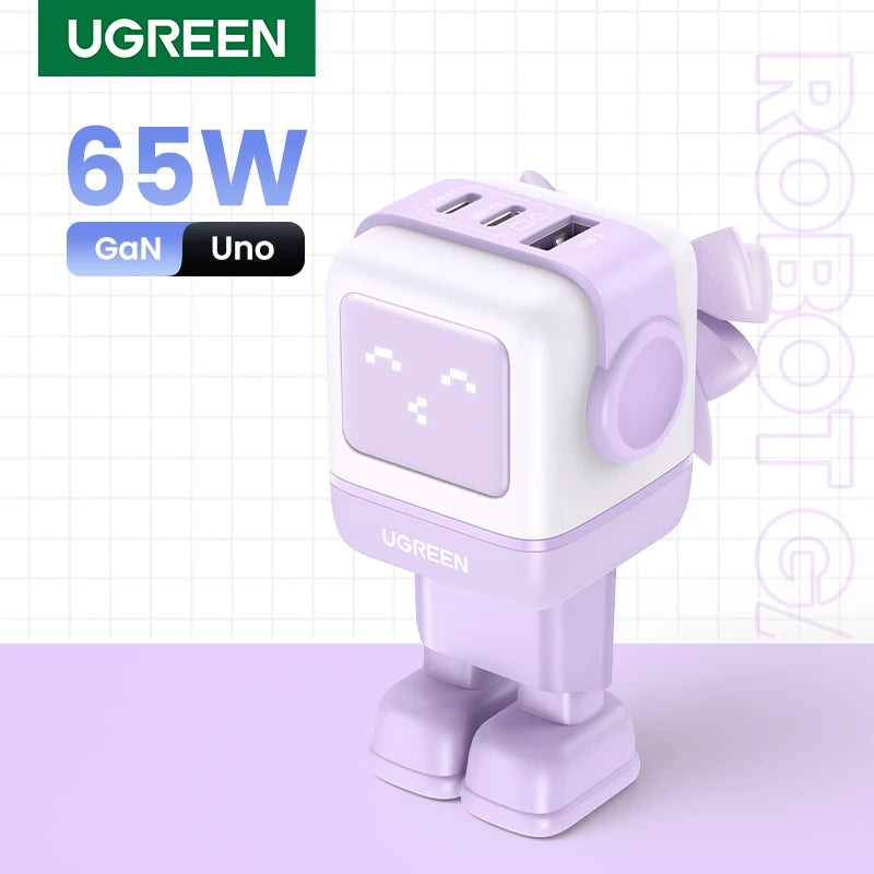 ArgusSync VoltCore 65W GaN Dual-Port Charger - 1