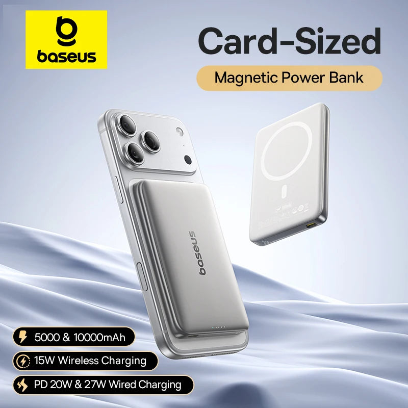 ArgusSync MagCell Slim 5000mAh Magnetic Power Bank - 1